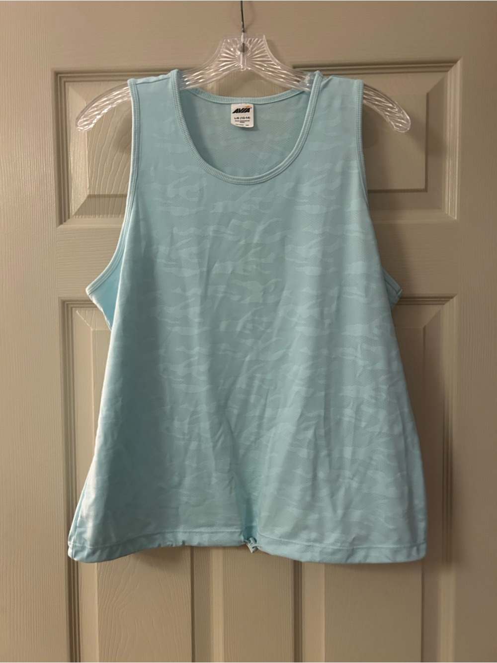 Avia Light Blue Sleeveless Athletic Tank